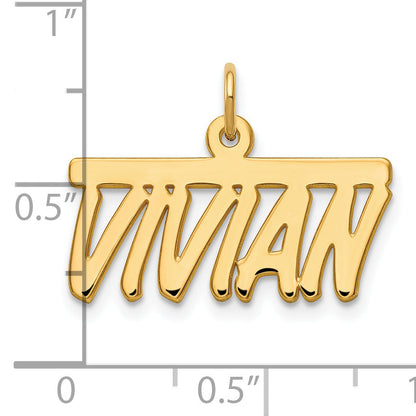 Gold Plated Sterling Silver/Gold Top Bar Name Plate