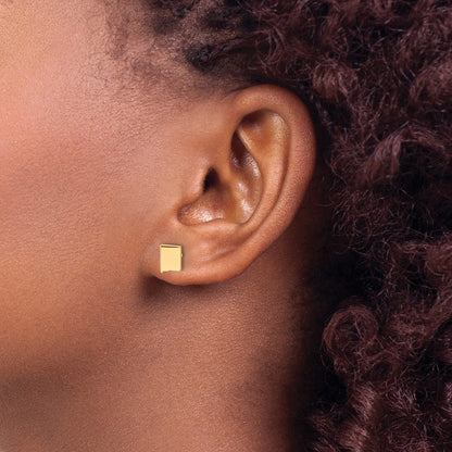 Gold Plated Sterling Silver/Gold New Mexico State Earrings