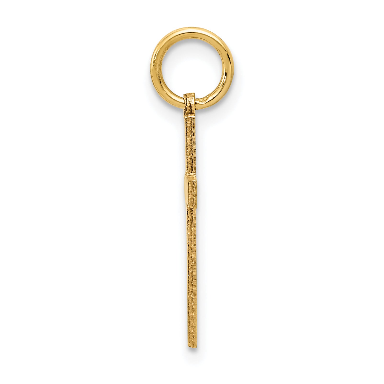 14k Yellow Gold 14K Laser Designed Cross Charm