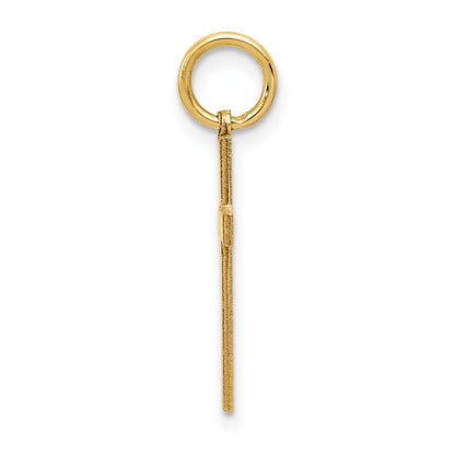 14k Yellow Gold 14K Laser Designed Cross Charm