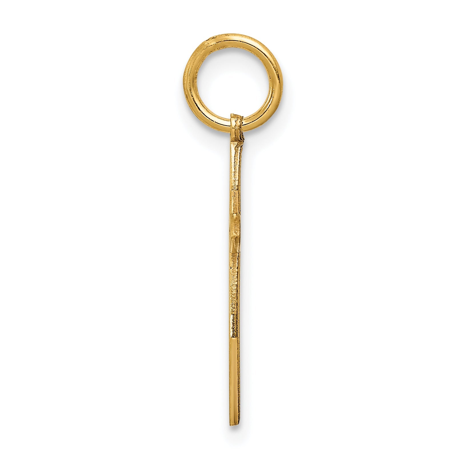 14k Yellow Gold 14K Laser Designed Passion Cross Charm