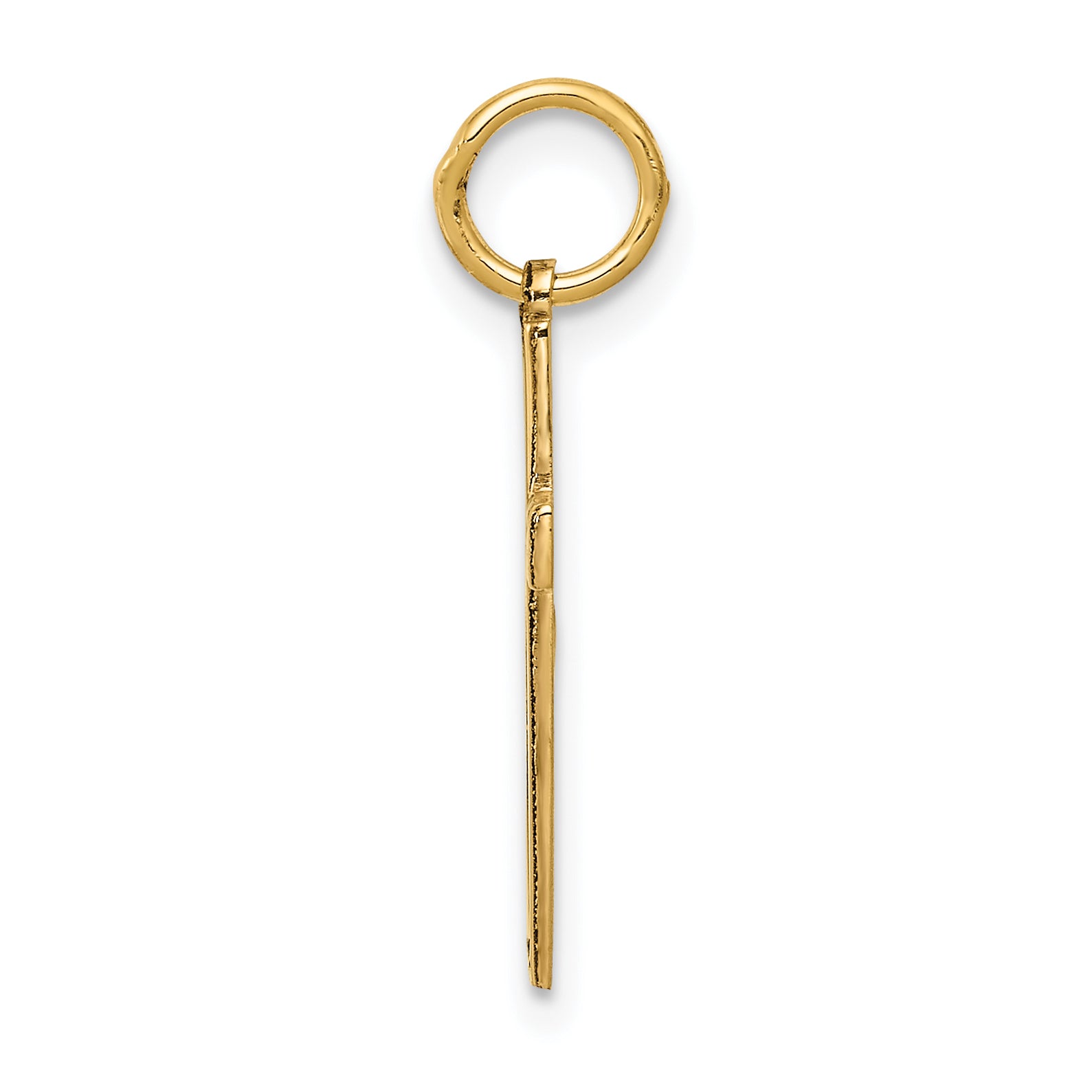 14k Yellow Gold 14K Laser Designed Cross Charm