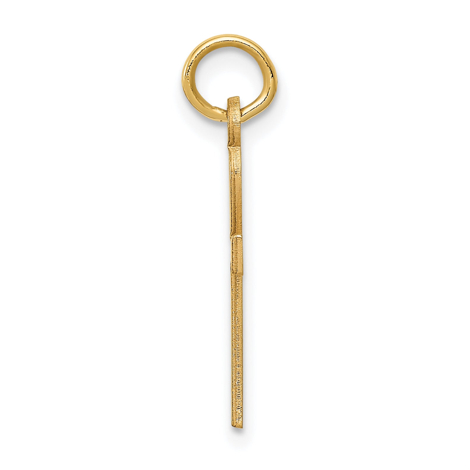 14k Yellow Gold 14K Laser Designed Ankh Cross Charm