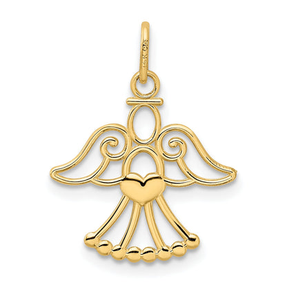 14k Yellow Gold 14k Angel Charm