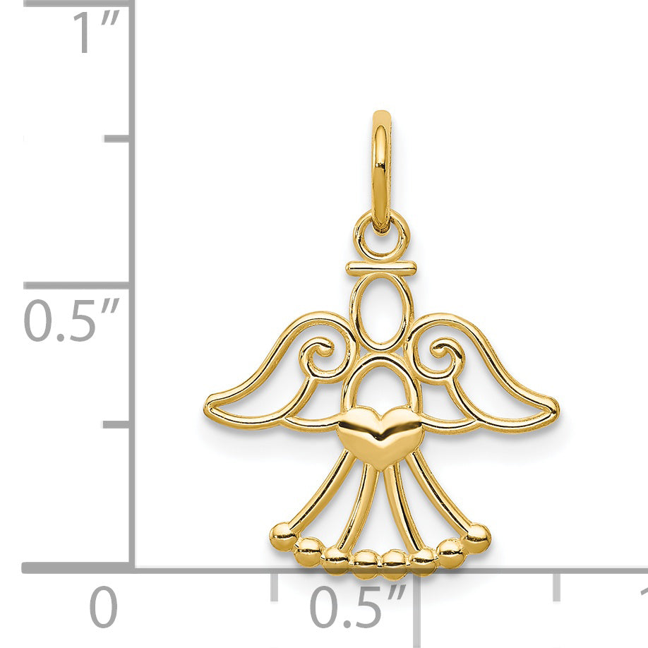 14k Yellow Gold 14k Angel Charm