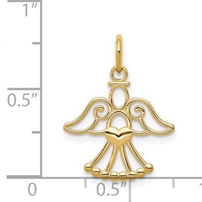 14k Yellow Gold 14k Angel Charm