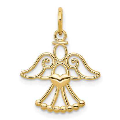 14k Yellow Gold 14k Angel Charm