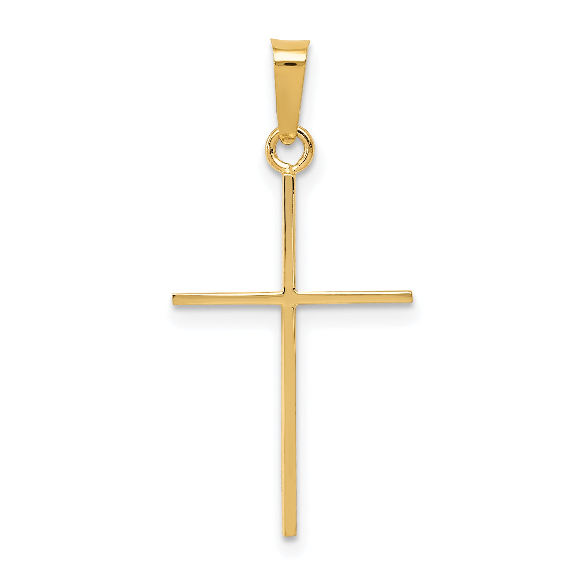 14k Yellow Gold 14k Cross Pendant