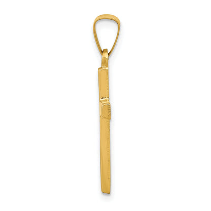 14k Yellow Gold 14k Polished Latin Cross Pendant