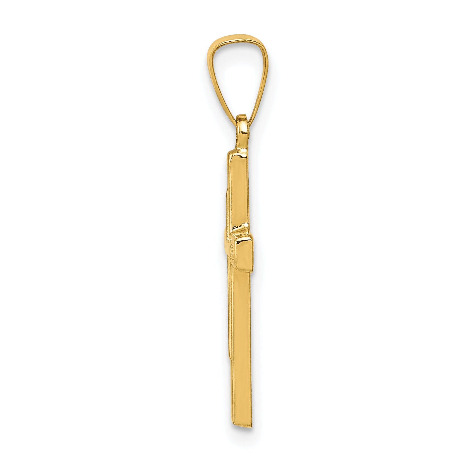 14k Yellow Gold 14k Polished Cross Latin Pendant