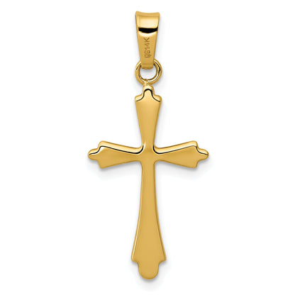 14k Yellow Gold 14k Polished Cross Pendant