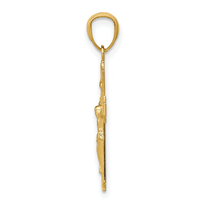 14k Yellow Gold 14k Gold Polished Small Passion Crucifix Pendant