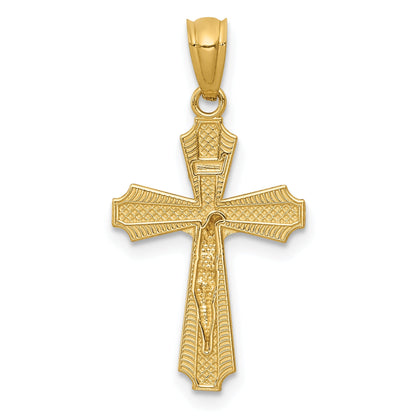 14k Yellow Gold 14k Gold Polished Small Passion Crucifix Pendant