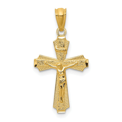 14k Yellow Gold 14k Gold Polished Small Passion Crucifix Pendant