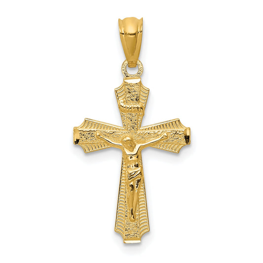 14k Yellow Gold 14k Gold Polished Small Passion Crucifix Pendant