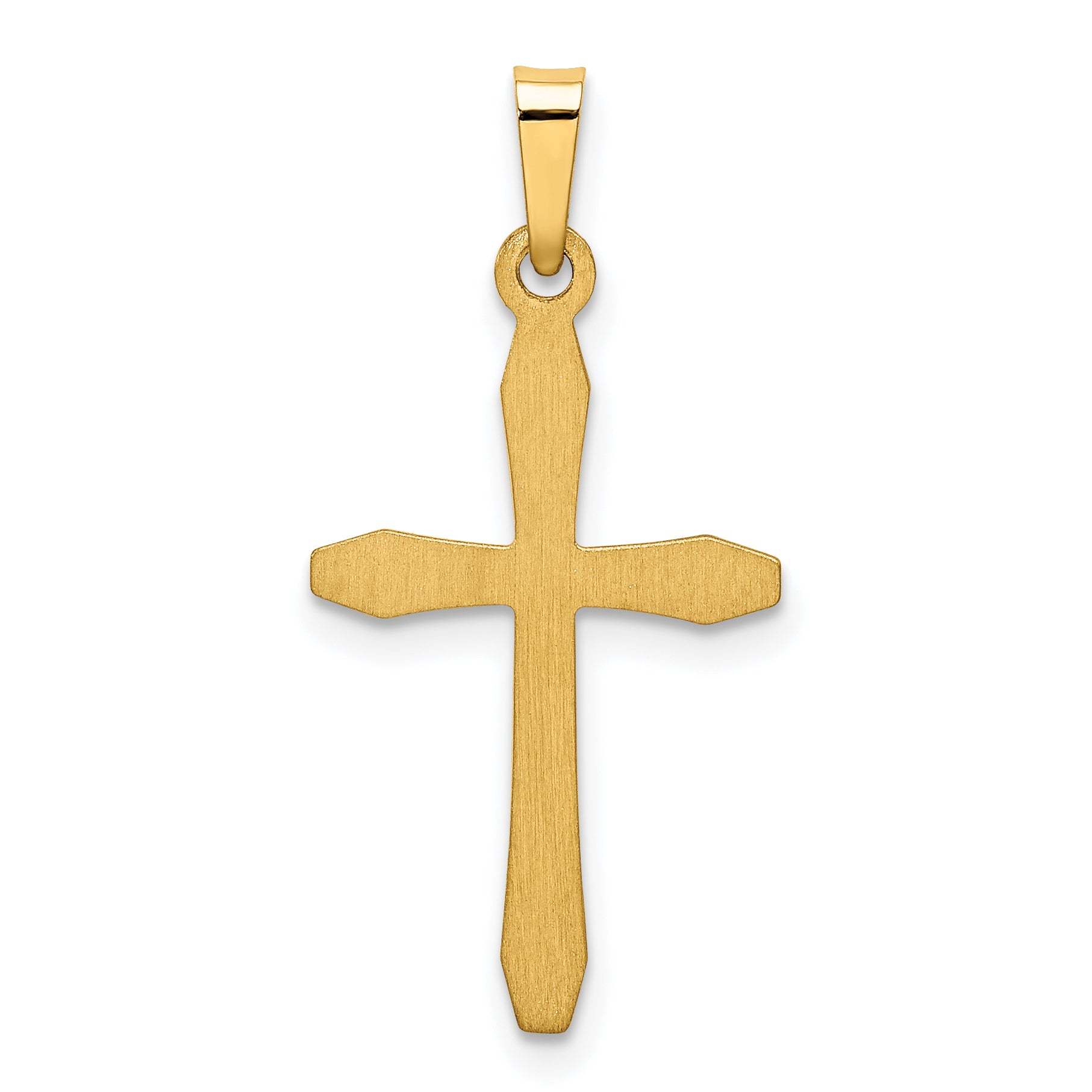 14k Yellow Gold 14k Polished Passion Cross Pendant
