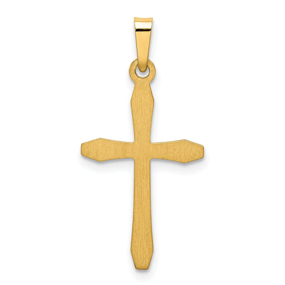 14k Yellow Gold 14k Polished Passion Cross Pendant