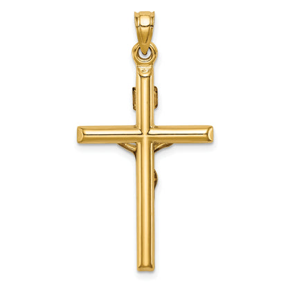 14k Two-tone 14k Two-tone Hollow Crucifix Pendant