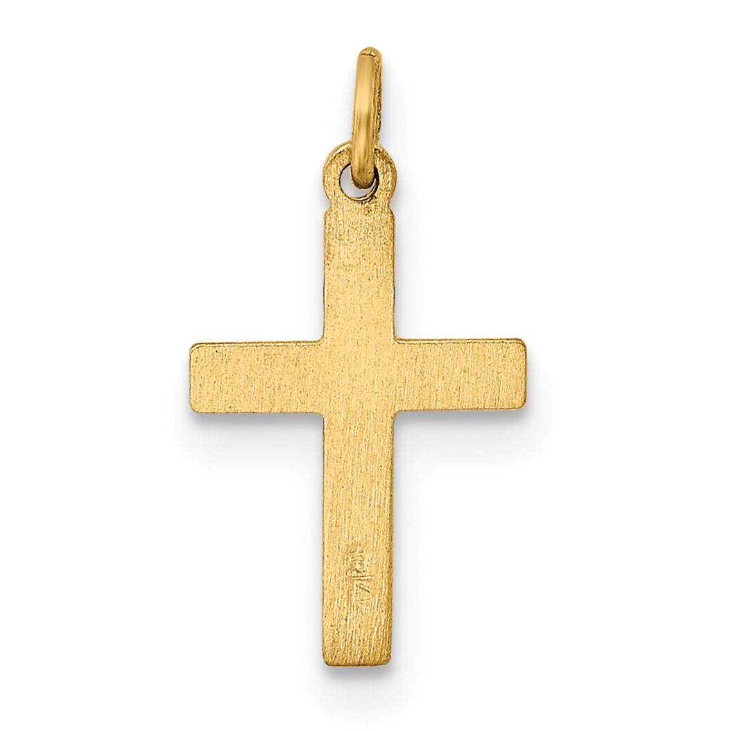 14k Yellow Gold 14k Small Cross Charm