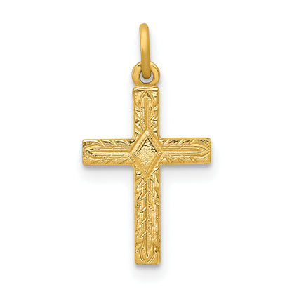 14k Yellow Gold 14k Small Cross Charm