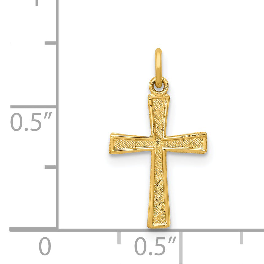 14k Yellow Gold 14k Cross Charm