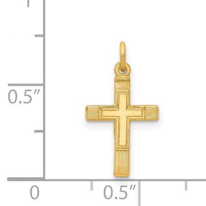 14k Yellow Gold 14k Small Cross Charm