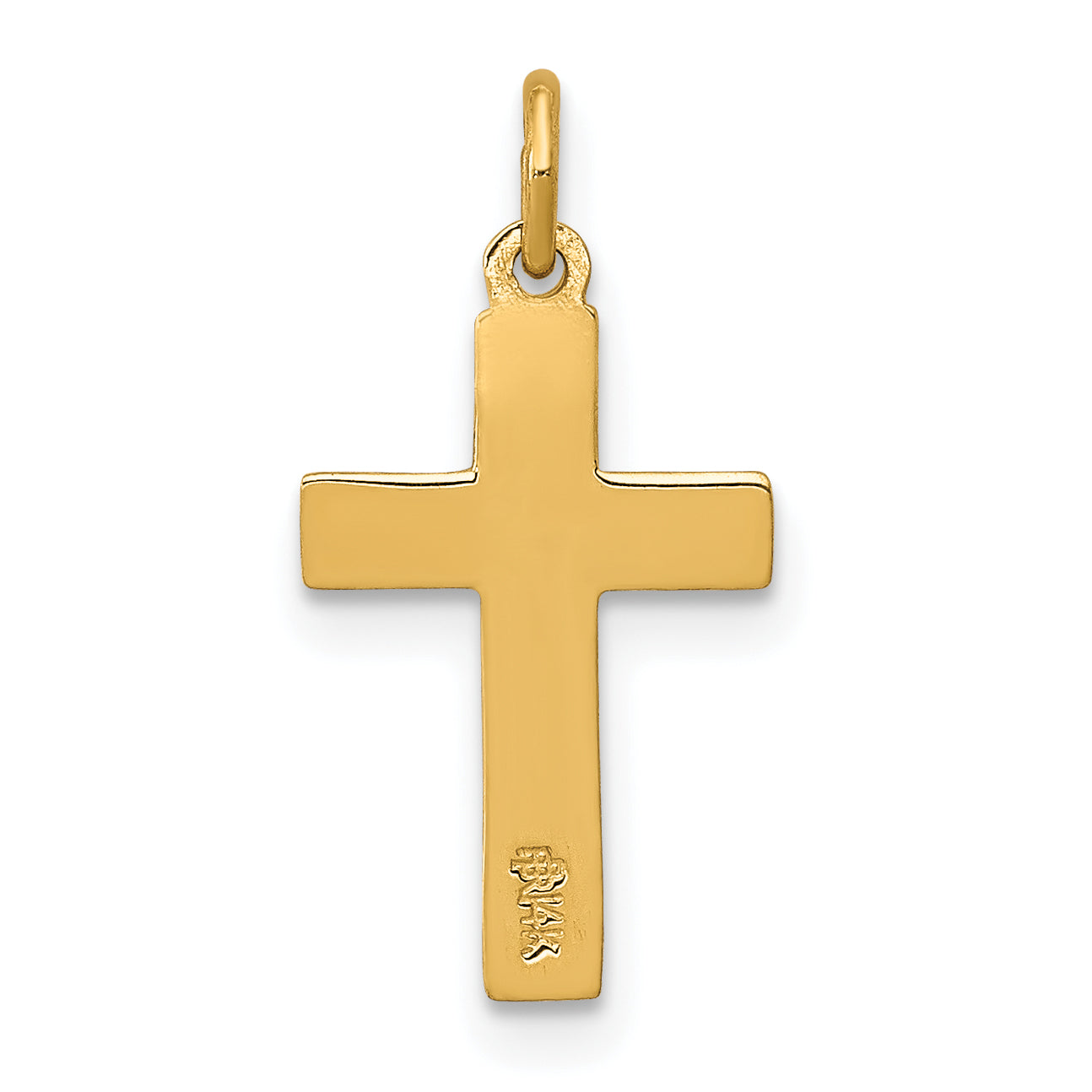 14k Yellow Gold 14k INRI Crucifix Charm