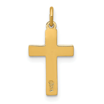 14k Yellow Gold 14k INRI Crucifix Charm