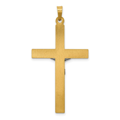 14k Two-tone 14k Two-tone INRI Hollow Crucifix Pendant