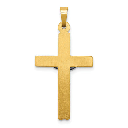 14k Two-tone 14k Two-tone INRI Hollow Crucifix Pendant