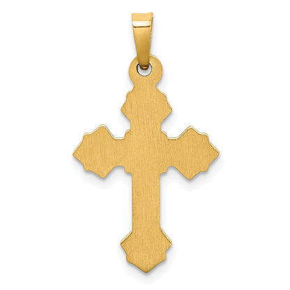 14k Two-tone 14k Two-tone INRI Hollow Crucifix Pendant