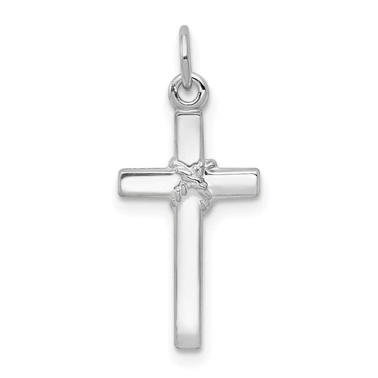 14k White Gold 14k White Gold Cross Charm