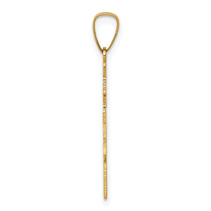 14k Yellow Gold 14k Eastern Orthodox Cross Charm