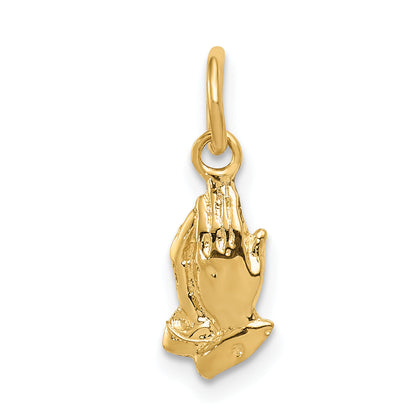 14k Yellow Gold 14k Praying Hands Charm