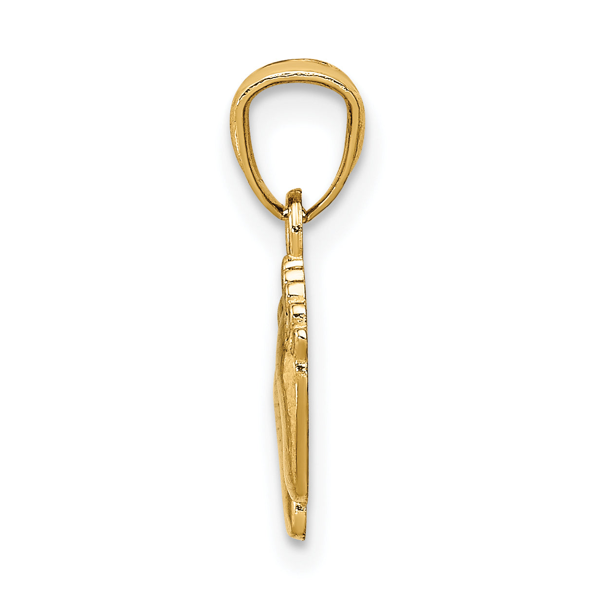 14k Yellow Gold 14k Small Feet Pendant