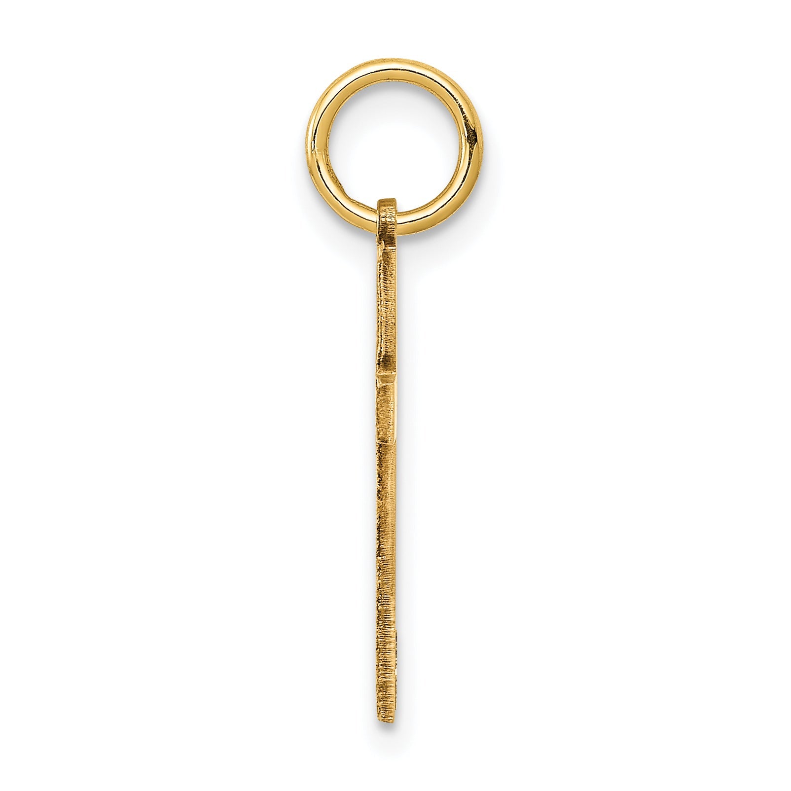 14k Yellow Gold 14K Laser Designed Cross Charm