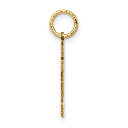 14k Yellow Gold 14K Laser Designed Cross Charm