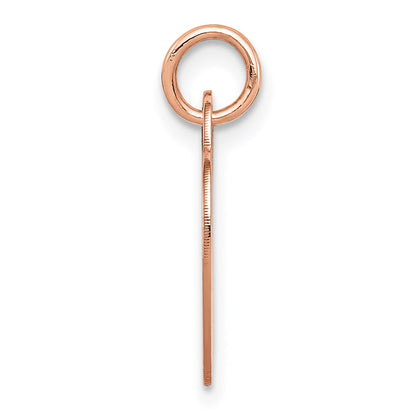 14K Rose Gold Small Engraveable Heart Charm
