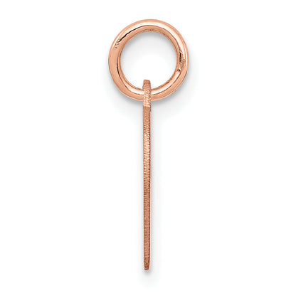 14k Rose Gold 14k Rose Gold Heart Disc Charm