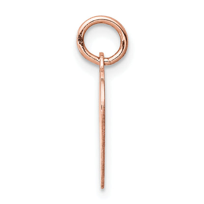 14k Rose Gold 14k Rose Gold Heart Disc Charm