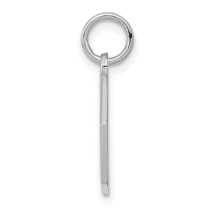 Sterling Silver Rhodium Plated Medical Jewelry Pendant