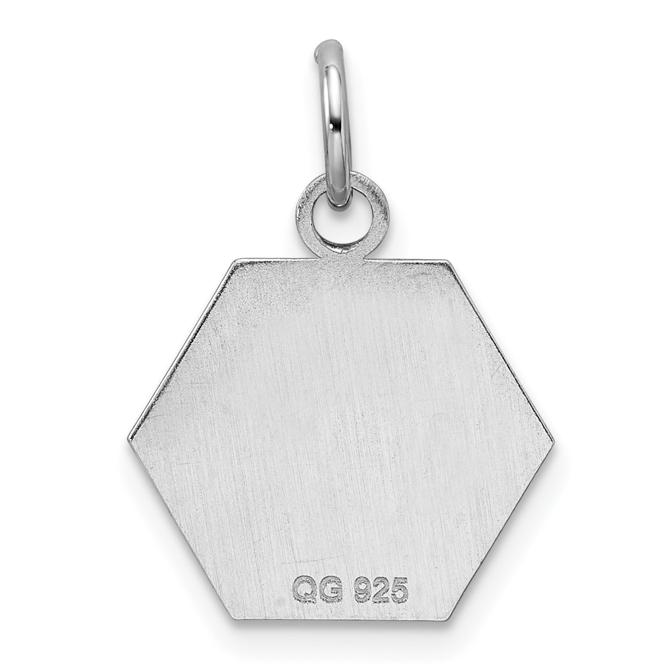 Sterling Silver Rhodium Plated Medical Jewelry Pendant