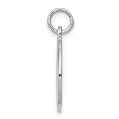 Sterling Silver Rhodium Plated Medical Jewelry Pendant