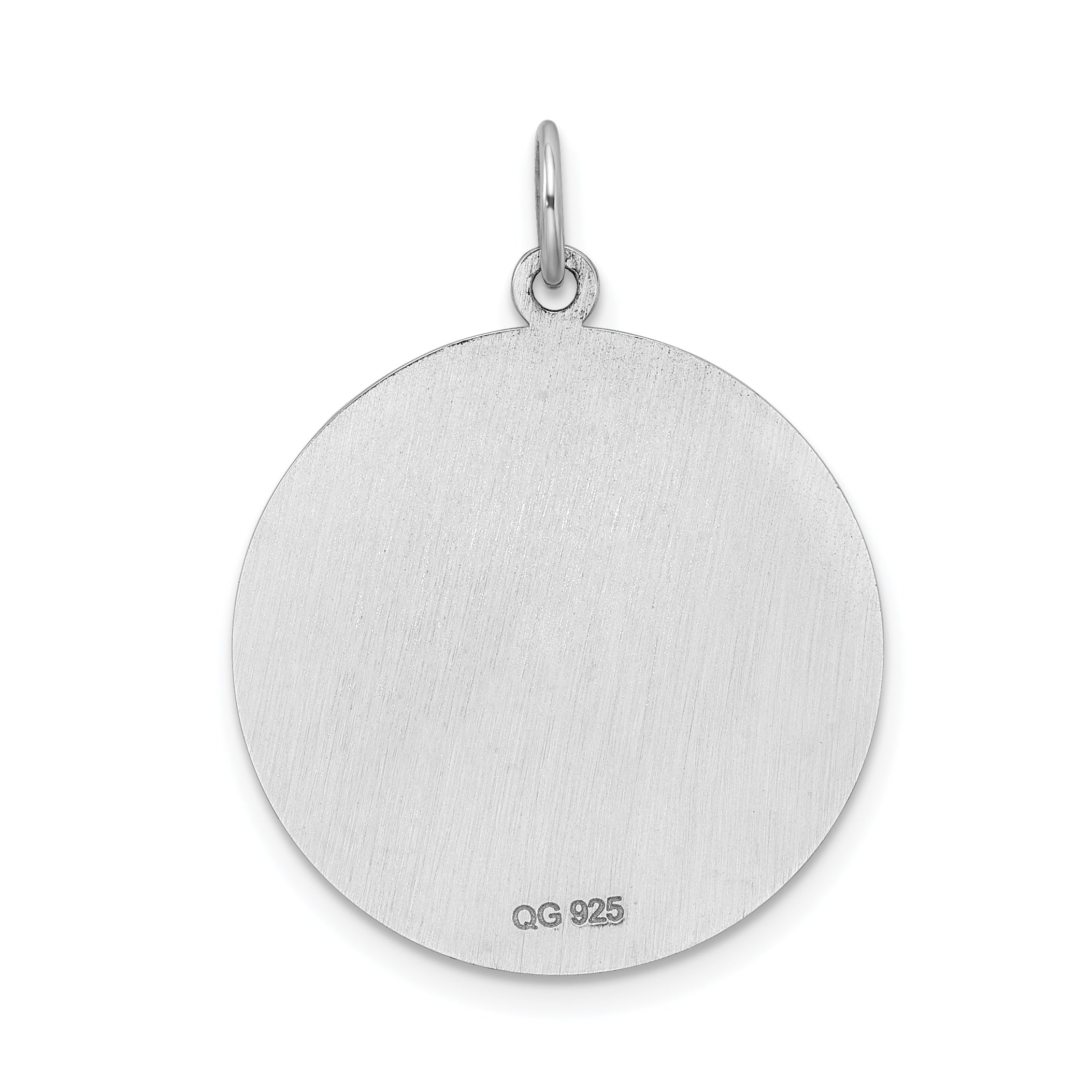Sterling Silver Rhodium Plated Medical Jewelry Pendant