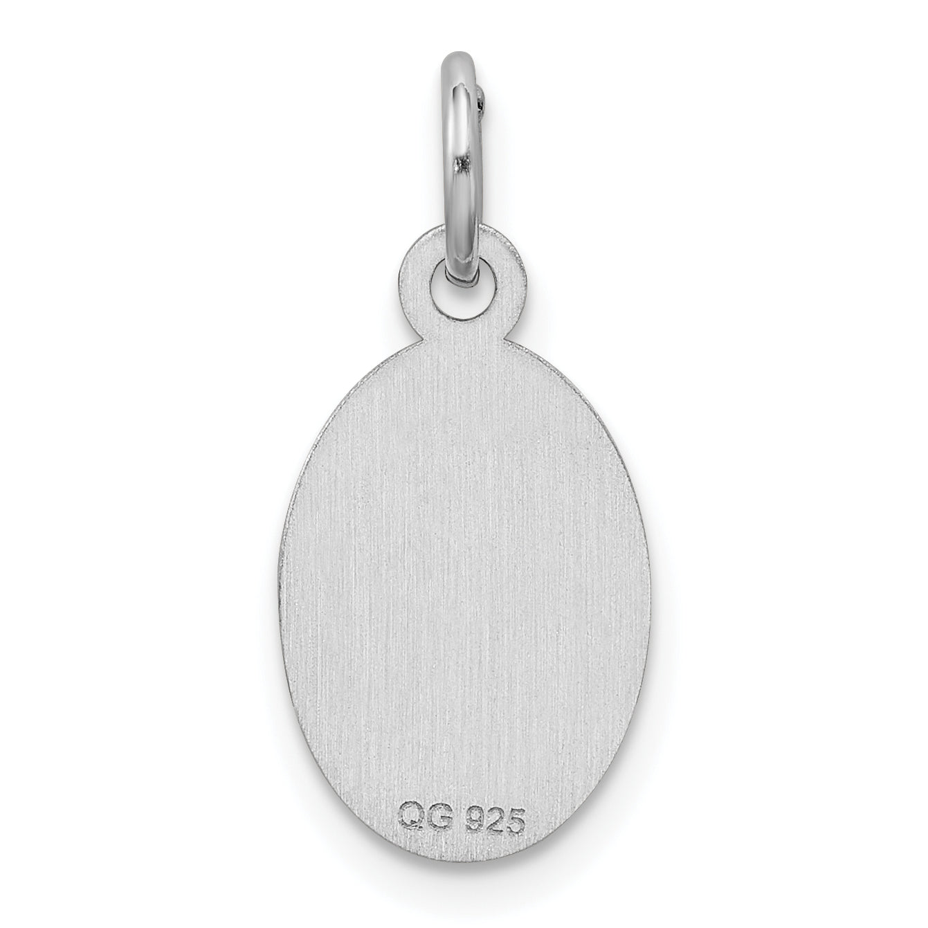 Sterling Silver Rhodium Plated Medical Jewelry Charm