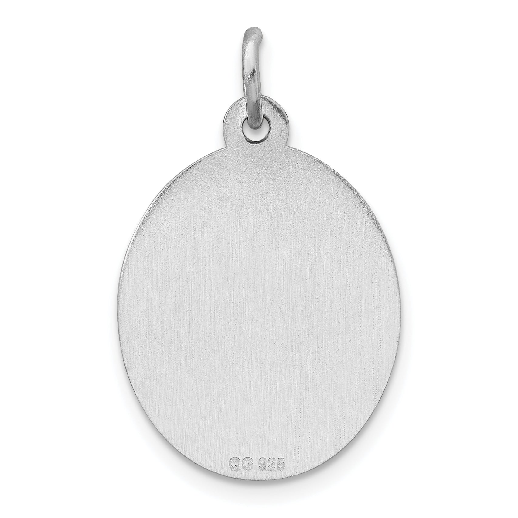 Sterling Silver Rhodium Plated Medical Jewelry Pendant