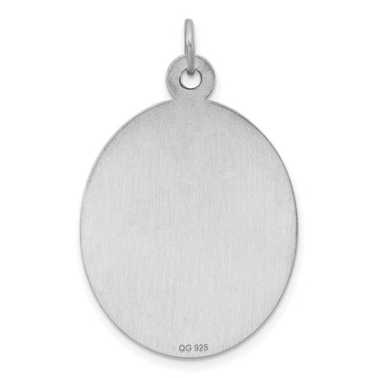 Sterling Silver Rhodium Plated Medical Jewelry Pendant