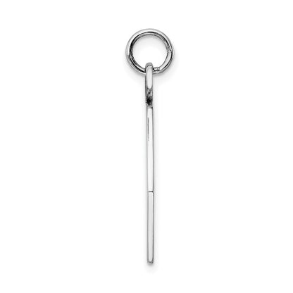 Sterling Silver Rhodium Plated Medical Jewelry Pendant