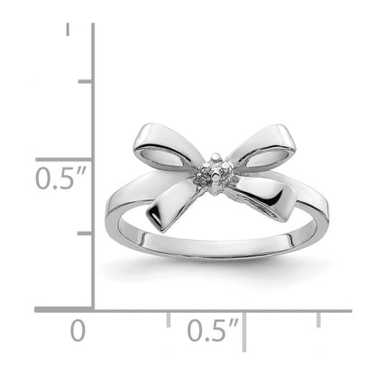 14k White Gold A Real Diamond ring
