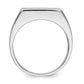 14k White Gold A Real Diamond men's ring